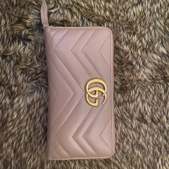 Gucci Handbags - Gucci GG Marmont Zip Around Wallet